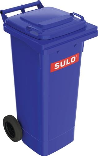 Müllgroßbehälter 80l HDPE blau fahrbar,n.EN 840 SULO || VE = 1 ST