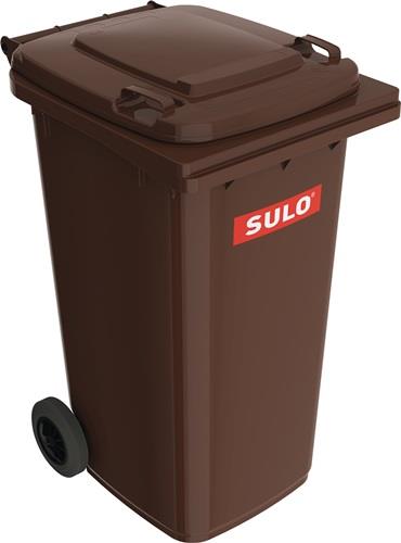 Müllgroßbehälter 240l HDPE braun fahrbar,n.EN 840 SULO || VE = 1 ST