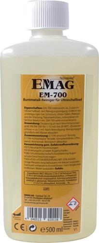 Reiniger EM-700 500ml f.Ultraschallreinigungsgerät EMAG || VE = 1 ST