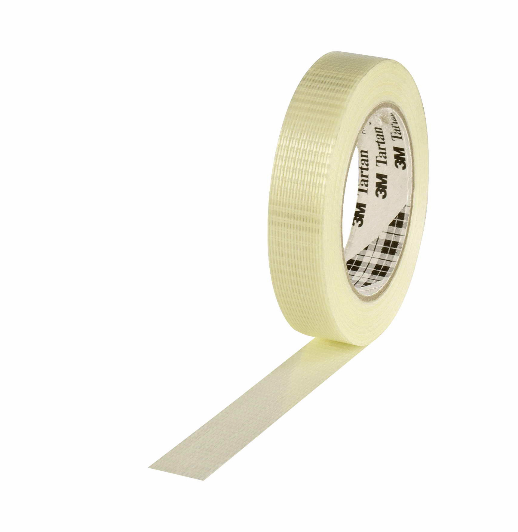 Filamentband Spezial, 25mm breitx50lfm, 125µ,, transp.,längs- u.querverstärkt / Inhalt à VE = 12