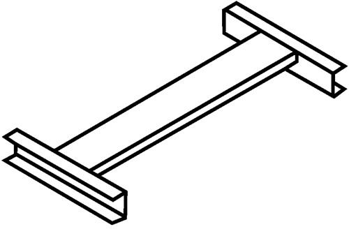 Pendelstange f.Schrank-B.1200mm Sys.Zippel f.Rollladenschrank C+P || VE = 1 ST
