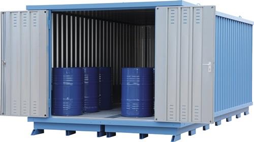 Lagercontainer B5075xT2075xH2385mm mont.f. aktive Lagerung verz.Auffangvol.1300l || VE = 1 ST