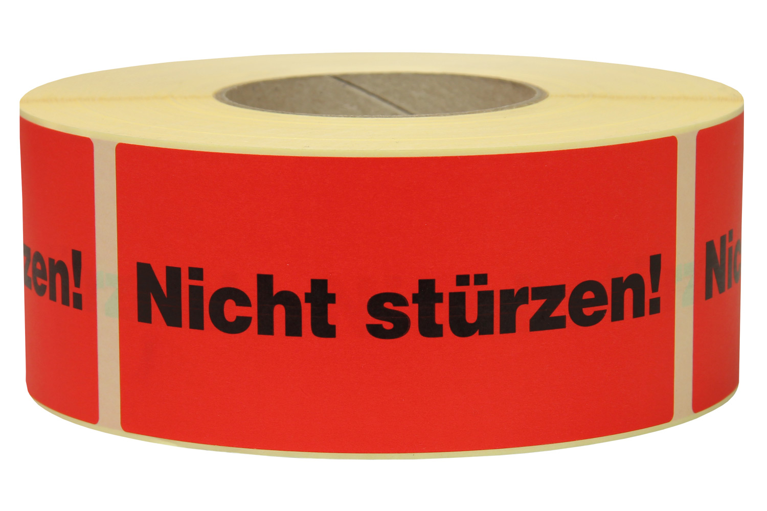 Gefahrgut-Etiketten, 100x100mm, aus Papier, rot/gelb mit Aufdruck/Symbol