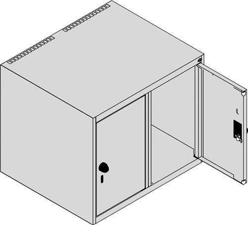 Ausfsatzschrank Classic H500xB600xT500mm Farbwahl/Farbwahl f.2-Teiler C+P || VE = 1 ST