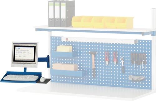 Schwenkarm f.Flachbildschirm m.Tastaturauflage f.Systemstütze || VE = 1 ST