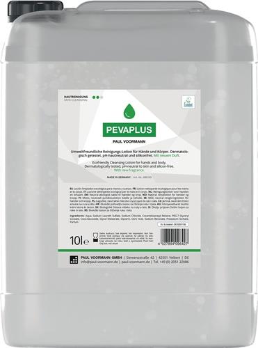 Handreinigung Pevaplus 10l silikonfrei,pH-neutral Kanister PEVAPLUS || VE = 1 ST