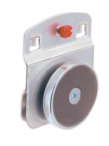 Magnethalter D.40mm pulv.f.Lochplatten RASTERPLAN || VE = 1 ST