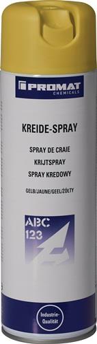 Kreidespray gelb 500 ml Spraydose PROMAT CHEMICALS || VE = 6 ST