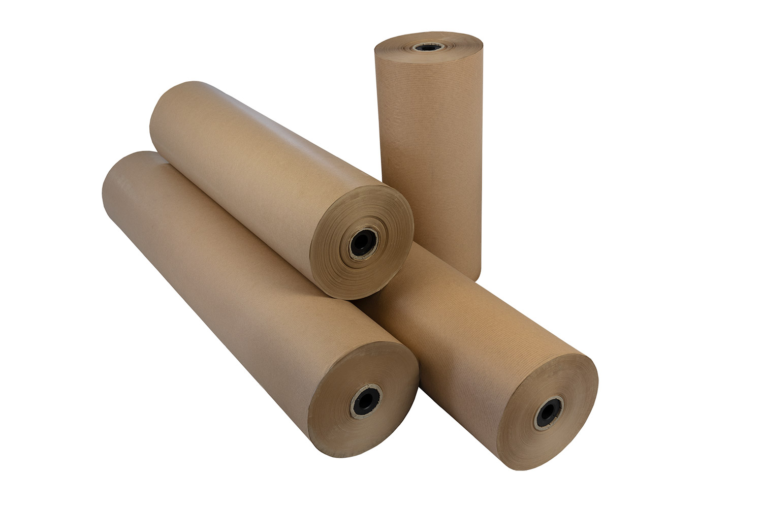 Packpapier Natron-Mischpapier, 50cm breit, 80g/qm, Rollendurchm. 210mm, braun / Inhalt à VE = 12