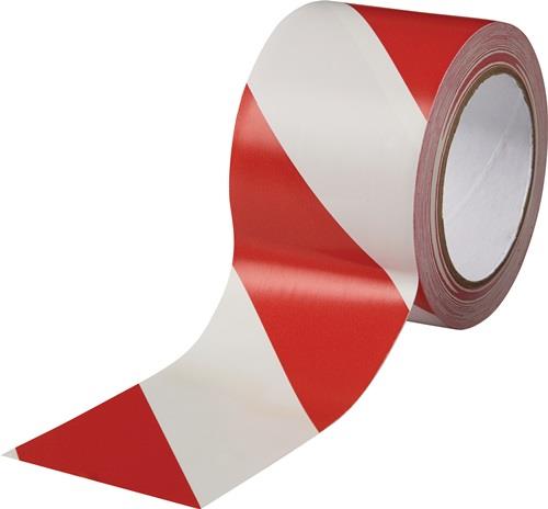 Bodenmarkierungsband Easy Tape PVC rot/weiß L.33m B.75mm Rl.ROCOL || VE = 1 RL