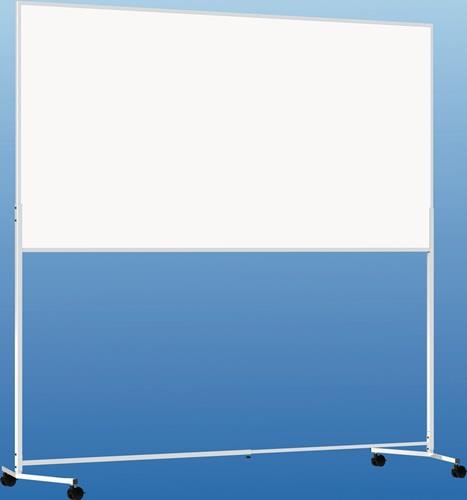 Whiteboard B2000xH1000mm fahrbar beids.magnethaftend || VE = 1 ST