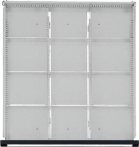 Schubladenunterteilungsmaterial Front-H.85-150mm 1/3 Teilung PROMAT || VE = 1 ST