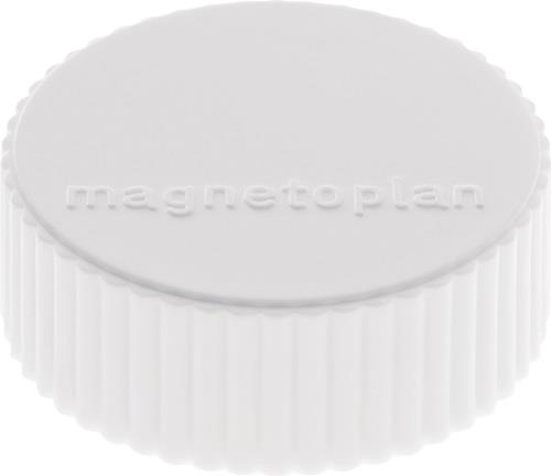 Magnet Super D.34mm weiß MAGNETOPLAN || VE = 10 ST