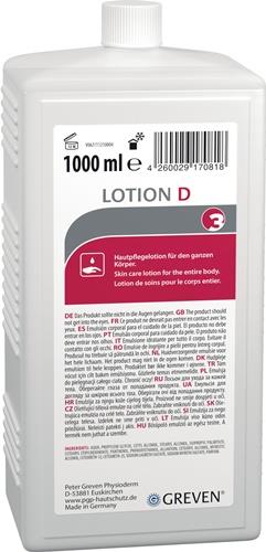 Hautpflegelotion GREVEN® LOTION D 1l silikonfrei,parfümiert GREVEN || VE = 1 ST