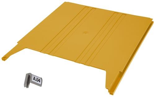 Wandsortierer FLAT Anbaumodul gelb B240xT15xH302mm EICHNER || VE = 1 ST