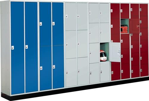 Fächerschrank Stahlbl.Farbwahl/Farbwahl H1950xB620xT500mm 2x3 Abt.C+P || VE = 1 ST