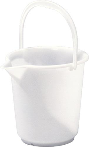 Eimer 10,5l HD-Polyethylen natur Kunststoffbügel D.286mm H.283mm HÜNERSDORFF || VE = 1 ST