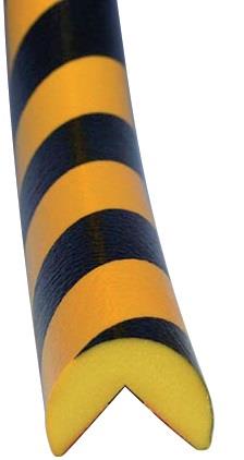 Eckschutz gelb-schwarz 1000mm PUR-Schaum Typ A || VE = 1 ST