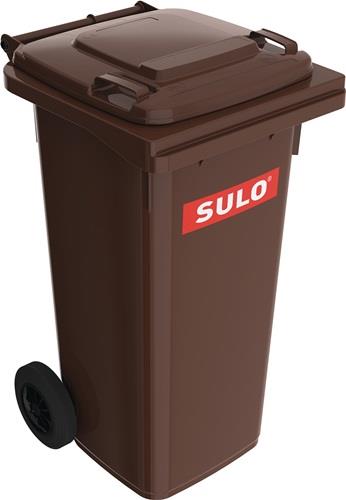 Müllgroßbehälter 120l HDPE braun fahrbar,n.EN 840 SULO || VE = 1 ST