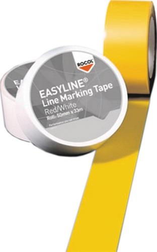 Bodenmarkierungsband Easy Tape PVC gelb L.33m B.50mm Rl.ROCOL || VE = 1 RL