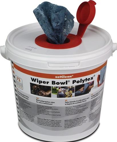 Handreinigungstuch Wiper Bowl Polytex hohe Reinigungskraft 72 Tü.Eimer || VE = 1 ST